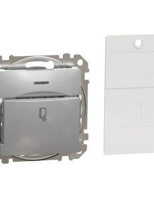 Jen Po Omezenou Doba Spínač pro hotelové karty Schneider Electric Sedna Design SDD113121 aluminium