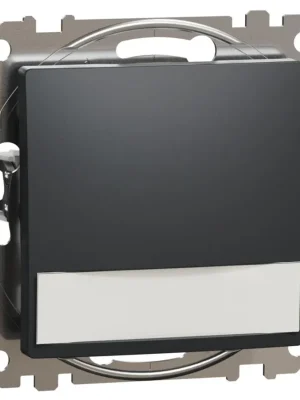 Spínač s orientační kontrolkou a popisovým polem Schneider Electric Sedna Design řazení 1/0 So, SDD114143L, 12V, antracit Cenová Bomba