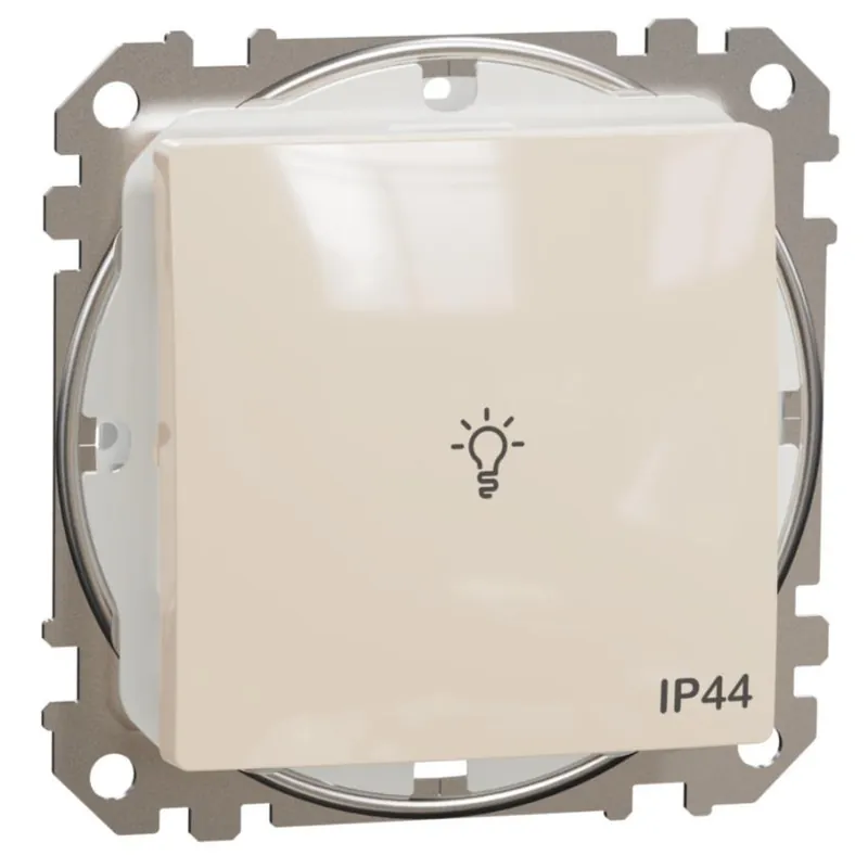 Nová Kolekce Spínač "světlo" Schneider Electric Sedna Design řazení 1/0, SDD212132, IP44, béžová