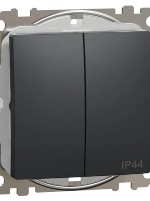 Dokud Zásoby Vydrží Spínač sériový Schneider Electric Sedna Design řazení 5, SDD214105, IP44, antracit