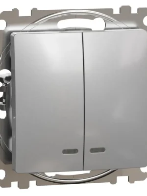 Ihned K Objednání Spínač sériový s orientační kontrolkou Schneider Electric Sedna Design řazení 5 So, SDD113105L aluminium
