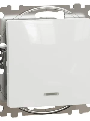 Spínač střídavý s orientační kontrolkou Schneider Electric Sedna Design řazení 6/0 So, SDD111116L bílá Zlevněný