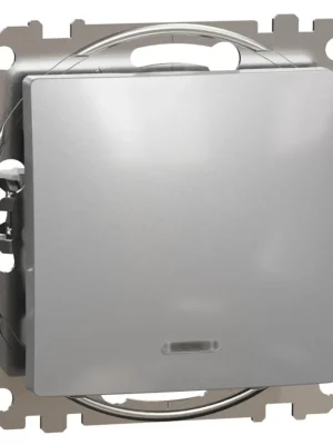 Vrácení Zdarma Spínač střídavý s orientační kontrolkou Schneider Electric Sedna Design řazení 6 So, SDD113106L aluminium
