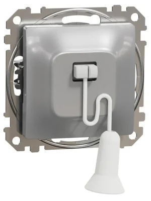 Akce Tlačítkový spínač s táhlem Schneider Electric Sedna Design SDD113122 aluminium