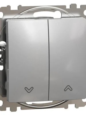 Tlačítkový spínač žaluzií Schneider Electric Sedna Design SDD113114, 10A, aluminium Nejprodávanější