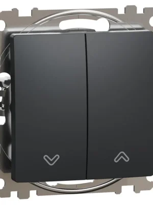 Tlačítkový spínač žaluzií Schneider Electric Sedna Design SDD114104 antracit Super Cena