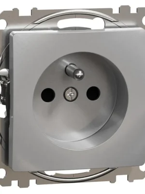 Zásuvka bezšroubová s clonkami Schneider Electric Sedna Design SDD113012, 230V, 16A, aluminium Cenová Bomba