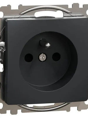Zásuvka šroubová s clonkami Schneider Electric Sedna Design SDD114011, 230V, 16A, antracit Akce
