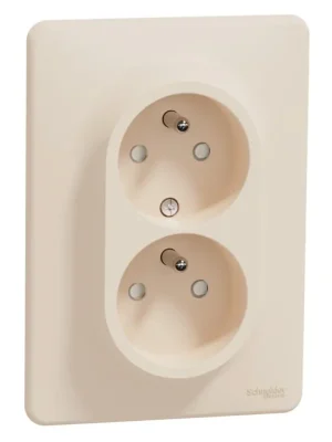 Objednat Nyní Zásuvka dvojnásobná Schneider Electric Sedna Design SDD312211C, 230V, 16A, béžová