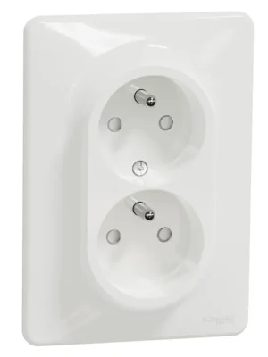 Zásuvka dvojnásobná Schneider Electric Sedna Design SDD311211C, 230V, 16A, bílá Víkendová Akce