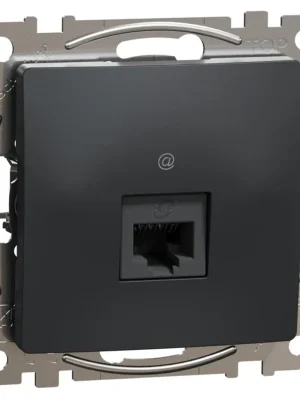 Dokud Zásoby Vydrží Datová zásuvka Schneider Electric Sedna Design 1xRJ45 kat.6 UTP, SDD114461 antracit