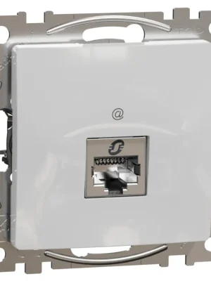 Datová zásuvka Schneider Electric Sedna Design 1xRJ45 kat.6a STP, SDD113466S aluminium Top Prodej