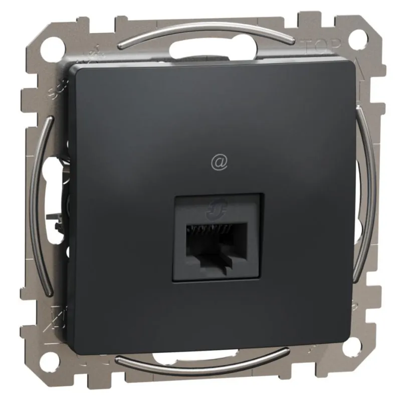 Autentický Datová zásuvka Schneider Electric Sedna Design 1xRJ45 kat.6a UTP, SDD114466 antracit