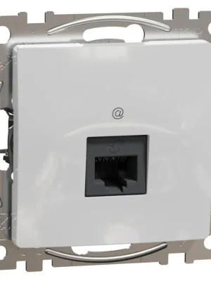 Originální Datová zásuvka Schneider Electric Sedna Design 1xRJ45 kat.5e UTP, SDD113451 aluminium