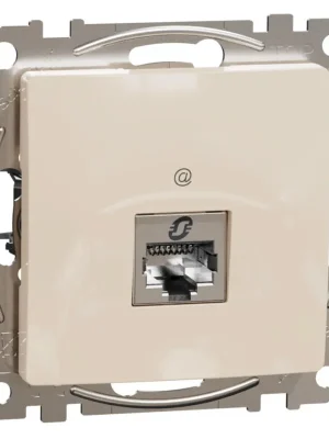 Datová zásuvka Schneider Electric Sedna Design 1xRJ45 kat.6a STP, SDD112466S béžová Omezená Nabídka