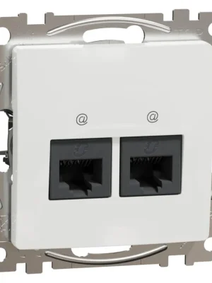 Datová zásuvka Schneider Electric Sedna Design 2xRJ45 kat.6a UTP, SDD111467 bílá Nízká Cena