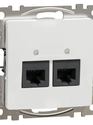 Top Prodej Datová zásuvka Schneider Electric Sedna Design 2xRJ45 kat.6 UTP, SDD111462 bílá