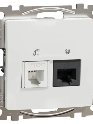 Datová zásuvka Schneider Electric Sedna Design RJ45 kat.5e UTP+TEL RJ11, SDD111458 bílá Nízká Cena