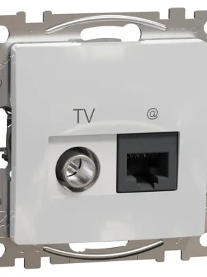 Expresní Doručení Datová zásuvka Schneider Electric Sedna Design RJ45 kat.6 UTP+TV individuální, SDD113469T aluminium