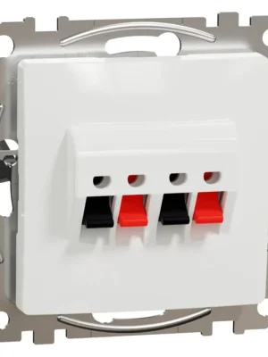 Zásuvka reproduktorová dvojitá Schneider Electric Sedna Design SDD111411 bílá Přímo Od Výrobce