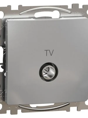 Akční Nabídka Zásuvka TV průběžná Schneider Electric Sedna Design SDD113474, 7dB, aluminium