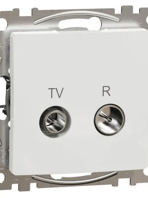 Finální Výprodej Zásuvka TV R koncová Schneider Electric Sedna Design SDD111471R, 4dB, bílá