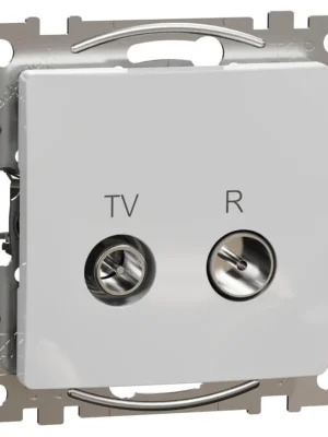 Cenová Bomba Zásuvka TV R průběžná Schneider Electric Sedna Design SDD113474R, 7dB, aluminium