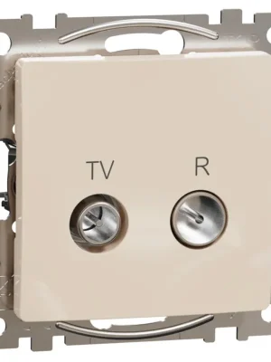 Zásuvka TV R průběžná Schneider Electric Sedna Design SDD112474R, 7dB, béžová Kup Teď