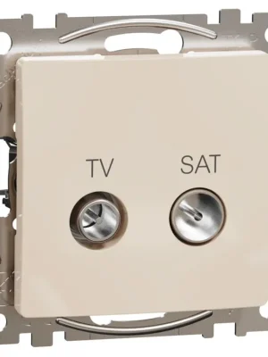 Odeslání Ihned Zásuvka TV SAT průběžná Schneider Electric Sedna Design SDD112474S, 7dB, béžová