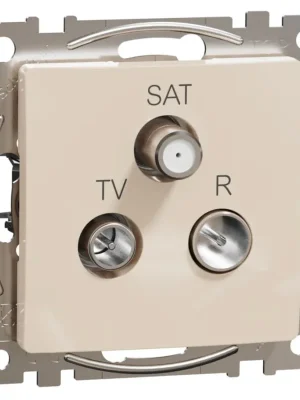 Speciální Cena Zásuvka TV-R-SAT průběžná Schneider Electric Sedna Design SDD112484, 7dB, béžová