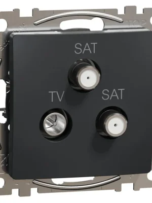 Nakupujte Hned Zásuvka TV-SAT-SAT koncová Schneider Electric Sedna Design SDD114481S, 4dB, antracit