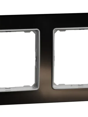 Rámeček dvojnásobný Schneider Electric Sedna Elements SDD361802 tmavé sklo Must-Have