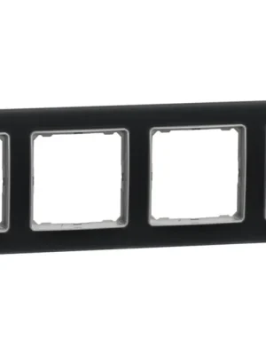 Vrácení Zdarma Rámeček čtyřnásobný Schneider Electric Sedna Elements SDD362804 kouřové sklo