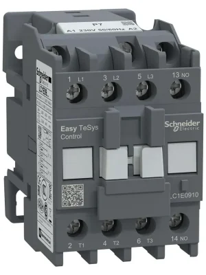 SCHNEIDER TESYS E LC1E0910P7 STYKAČ EASYPACT TVS 3P AC-3 9A 230V AC CÍVKA 50/60HZ 1Z Jen Po Omezenou Doba