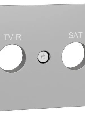 Centrální deska pro TV/R/SAT zásuvku Schneider Electric Nová Unica NU944130 aluminium Cenově Výhodný