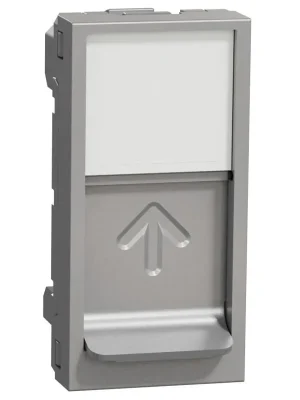 Centrální deska RJ45ST Keystone Schneider Electric Nová Unica NU946030, 1M, aluminium Tovární Cena