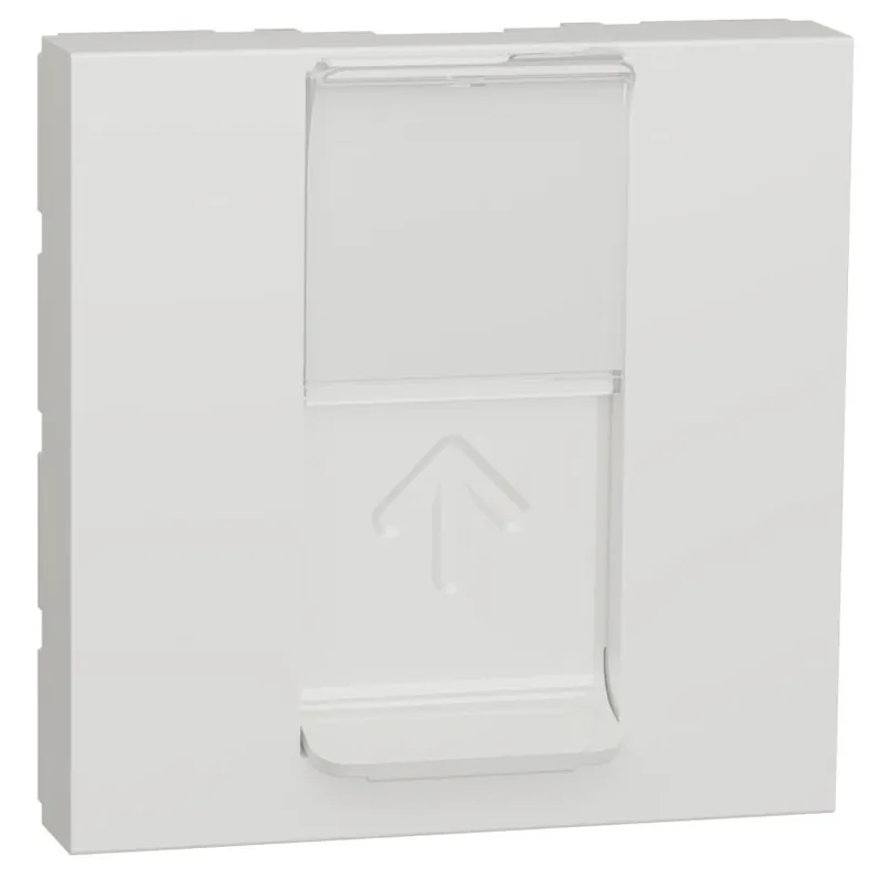 Centrální deska RJ45ST S-ONE Schneider Electric Nová Unica NU941120, 2M, bílá antibakteriální Nová Kolekce