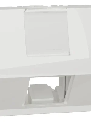 Sezónní Sleva Centrální deska zkosená RJ45 S-ONESchneider Electric Nová Unica NU940718, 2M, bílá