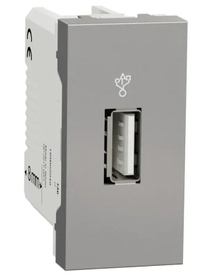Jen Po Omezenou Doba USB 2.0 datový konektor Schneider Electric Nová Unica NU342930, 1M, aluminium