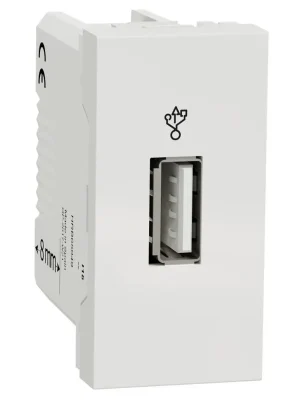 Poslední Šance USB 2.0 datový konektor Schneider Electric Nová Unica NU342918, 1M, bílá