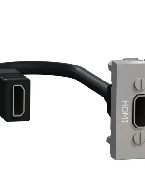 HDMI konektor (předzapojený) Schneider Electric Nová Unica NU343030, 1M, aluminium Nízká Cena