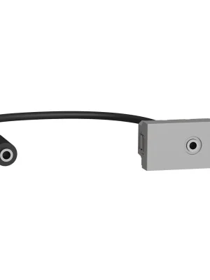 Mini jack audio 3,5 mm konektor Schneider Electric Nová Unica NU343330, 1M, aluminium Časově Omezené