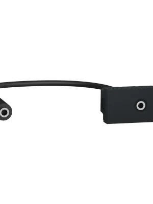 Mini jack audio 3,5 mm konektor Schneider Electric Nová Unica NU343354, 1M, antracit Zlevněný