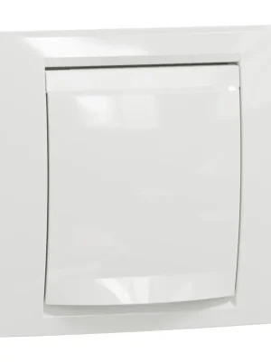 Zlevněný Krycí rámeček univerzální Schneider Electric Nová Unica NU044218, IP44, bílá