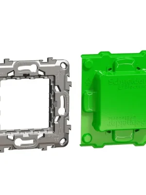 Montážní rámeček Zamak + ochranný kryt Schneider Electric Nová Unica NU7002C Výhodná Nabídka