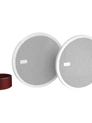 Reproduktory 2.5" pro bluetooth modul, 8 Ohm, 2.5W Schneider Electric Nová Unica NU3488, 2 kusy v sadě Speciální Cena