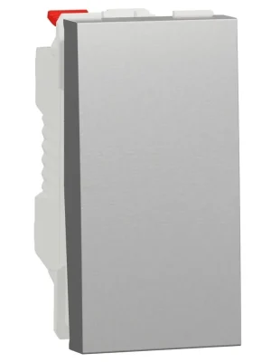 Spínač Schneider Electric Nová Unica č. 1/0, NU310630, 1M, aluminium Rychlé Dodání