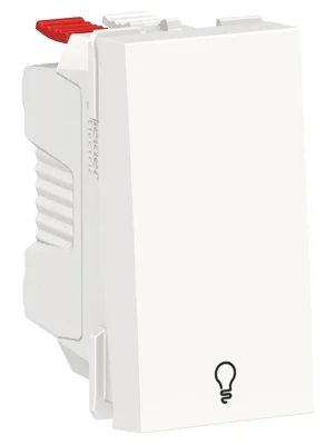 Akční Nabídka Spínač "světlo" Schneider Electric Nová Unica č. 1/0, NU310618L, 1M, bílá