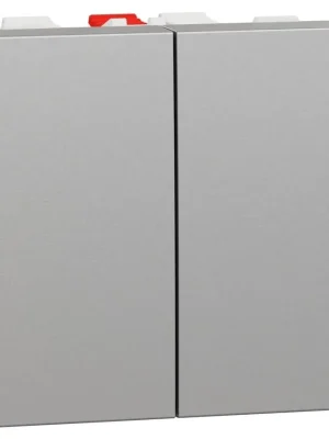 Oblíbený Spínač střídavý dvojitý Schneider Electric Nová Unica č. 6+6 (5B), NU321330 aluminium