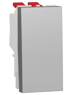 Hit Sezóny Spínač křížový Schneider Electric Nová Unica č. 7, NU310530, 1M, aluminium